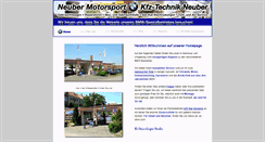 Desktop Screenshot of kfz-neuber.de