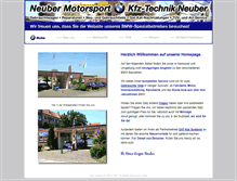 Tablet Screenshot of kfz-neuber.de